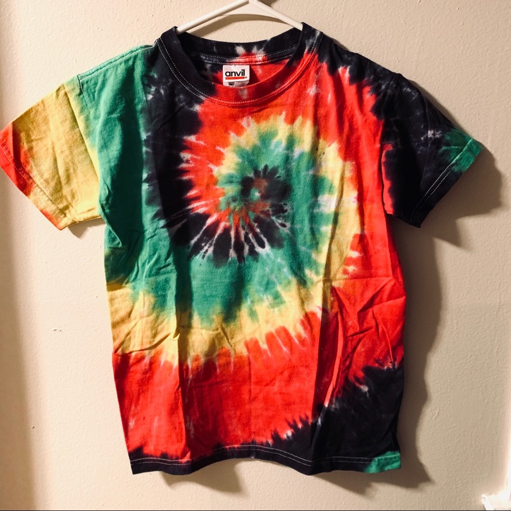 Vintage Anvil Tie Dye shirt size youth Medium